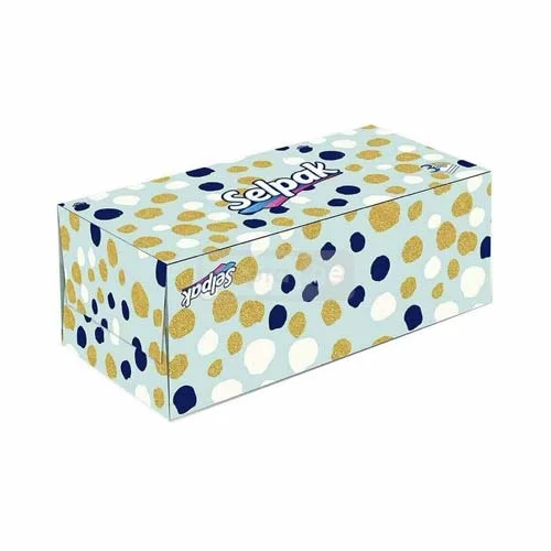 SELPAK-სელპაკი ხელსახოცი მუყაოს კოლოფში 3-ფენიანი 50ც